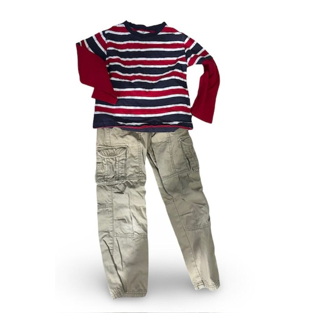 Okie Dokie Shirt & OshKosh Pants Outfit Boys Size 7
